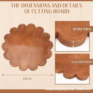 Autonomy Wooden Irregular Tray For Vase Display Decorative <b>Home</b> Use - Product Image 2