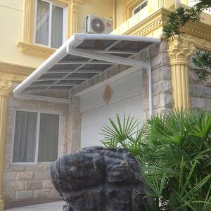 Auvent de terrasse Starshine <span class=keywords><strong>en</strong></span> <span class=keywords><strong>polycarbonate</strong></span> et cadre <span class=keywords><strong>en</strong></span> aluminium, abri de patio, balcon, résistance aux UV, à la pluie et à la neige - Product Image 1