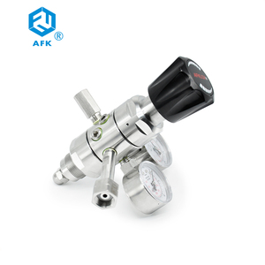 AFK高圧2段窒素Argonco2二酸化炭素ガス圧力調整器ステンレス鋼25Mpa OEM CV 0.06 - Product Image 5