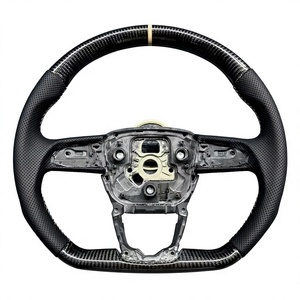 Alcantara พวงมาลัยคาร์บอนไฟเบอร์สไตล์ RS สำหรับ <span class=keywords><strong>Q5</strong></span> SQ5 <span class=keywords><strong>Sportback</strong></span> 2018-2024แบบพรีเมี่ยม - Product Image 4