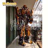Kostum Robot Optimus Prime Biru Berbahan Busa untuk Cosplay Halloween 2.7 M