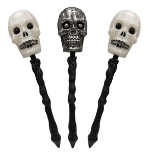 Accesorios de Halloween para Disfraces, Bastón con Cabeza de Calavera, Varita Mágica con Cabeza de Fantasma - Product Image 5