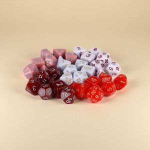 Jeu de dés de jeu de rôle fantastique épique - 7 dés polyédriques en résine, incluant un D20 pour D&D et le divertissement, écologiques, durables et aux couleurs vives - Product Image 6