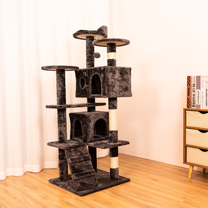 Nhà Máy Nguồn Cung Cấp Mèo Cây Bán Buôn Thiết Kế Thời Trang Mèo Cây Cho Mèo Lớn Sisal Sang Trọng Lớn Scratcher Tháp - Product Image 2