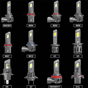 FSYLX OEM 50W E4X H7 LED H1 H3 H4 H7 H11 9005 9006 9012 Led Headlight Bulb Halogen Bulb Size H7 LED Fog HeadLamp Light