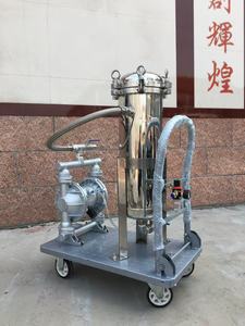 Carcasa de filtro automático de cartucho de bolsa móvil de acero inoxidable SUS304 316L para la industria química - Product Image 6