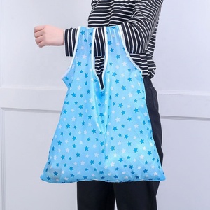 Sac de courses pliable réutilisable personnalisé pas cher en gros pour femmes et filles - Product Image 5
