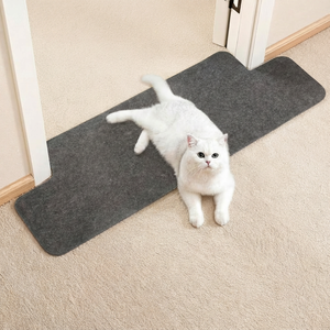 Protecteur de tapis pour animaux de compagnie Protecteur de tapis pour chat pour l'angle de la porte Anti-rayures Sous la porte Protecteur de tapis anti-griffes pour chat - Product Image 5