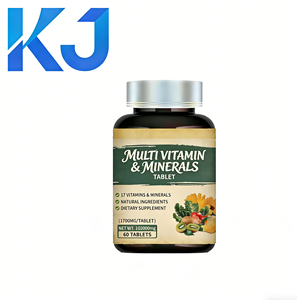 Tabletas Multivitamínicas y Minerales Completas OEM ODM para Adultos, 20 Nutrientes Esenciales, Mejora la Inmunidad, Energía y Bienestar, Suplemento <span class=keywords><strong>Diet</strong></span>ético, 60 Unidades - Product Image 1