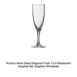 Copa de Vino Arcoroc Elegance Flute 13 cl, Suministros para Restaurantes, Suministros para Bares, Venta al por Mayor - Product Image 2