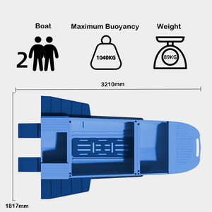 नया आगमन: कार के लिए ढहने वाली प्लास्टिक मछली पकड़ने वाली नाव, एंगलिंग और पारिवारिक मनोरंजन के लिए आदर्श - Product Image 4