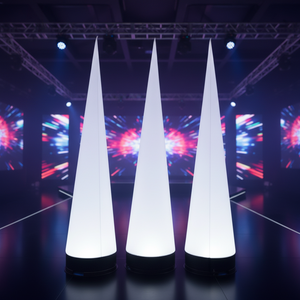 Cono de iluminación Led inflable para decoración de restaurante romántico de publicidad duradera personalizada a la venta - Product Image 1