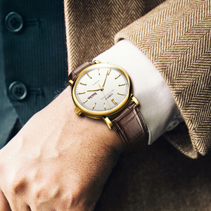 Pour LOBINNI <span class=keywords><strong>montre</strong></span> mécanique automatique pour hommes bande en acier inoxydable résistant à l'eau en gros pour <span class=keywords><strong>Boss</strong></span> <span class=keywords><strong>cuir</strong></span> ceinture pointeur cadran - Product Image 5