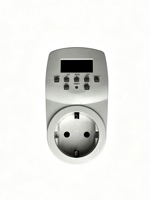 Minuteur numérique programmable hebdomadaire 230V 16A 3680W avec grand écran LCD, prise murale multifonction CE RoHS