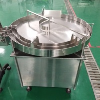 Benutzer definierte automatische runde rotierende Kunststoff glasflasche Entschlüsse ler Glasflasche Sortieren Plattenspieler Zuführ tisch