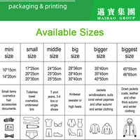 Sac d'emballage en plastique PVC à fermeture éclair, imprimé sur mesure, écologique, durable, imperméable, transparent, pour vêtements de bain