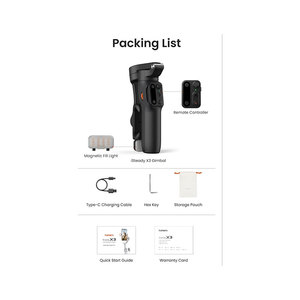 2025 Popular Hohem <span class=keywords><strong>ISteady</strong></span> X3 Gimbal Stabilizer Estabilizadores de cardán de teléfono de 3 ejes para viajes Vlog TikTok - Product Image 6