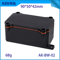 Caja de Conexiones de 90*50*42mm, Sensor de Temperatura Inalámbrico Lora, IP67 Impermeable, Ignífugo, con Tira de Sellado de Silicona y Cable