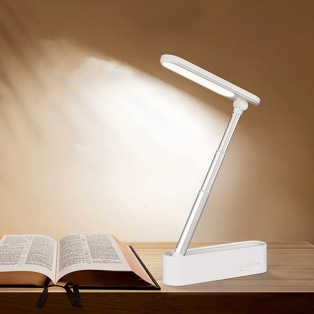 LED table lamp rechargeable reading study table lamp desk for bedside table