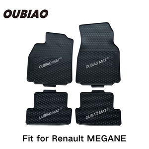Pour Renault <span class=keywords><strong>MEGANE</strong></span> 2 accessoires tapis de sol de voiture luxe PVC taille d'origine tapis de voiture pour Renault <span class=keywords><strong>MEGANE</strong></span> - Product Image 2