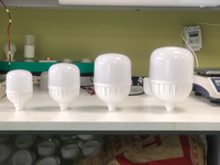 Ampoule LED T 25W, culot E27, étanche, interrupteur, plastique + aluminium, 6000K lumière du jour, CRI 80, durée de vie 30000 heures, tension universelle