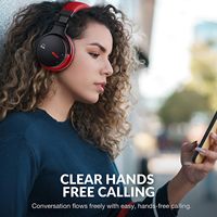 Casque audio Cowin E7C à réduction de bruit active, écouteurs Bluetooth avec suppression du bruit, casque sans fil et filaire ANC