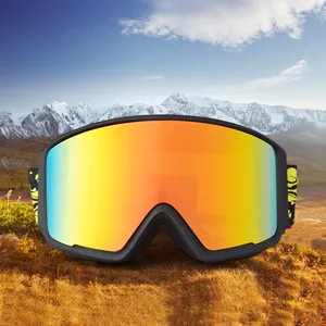 HUBO 190A中国滑雪镜制造商供应高品质防雾设计师滑雪板滑雪镜