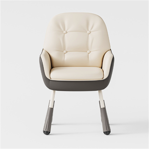 Poltrona Ergonomica con Schienale Solido e Telaio in Metallo, Design Moderno per Casa, Ufficio e Soggiorno - Product Image 4