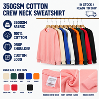 Sweat-shirt pour homme MA8077, marque privée, 350 GSM, coton, impression par transfert thermique DTG, streetwear, logo personnalisé, sweat-shirt pour homme