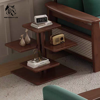 Fournisseur chinois, prix réduit, logo personnalisé, stock important, table à thé, design écologique, nouveau design, meubles de salon, table basse en bois