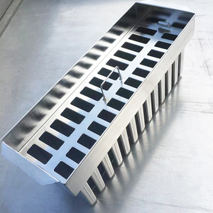 <span class=keywords><strong>Paleta</strong></span> de crema duradera y no tóxica, utensilios de cocina, molde rectangular de silicona para cubitos de hielo - Product Image 2