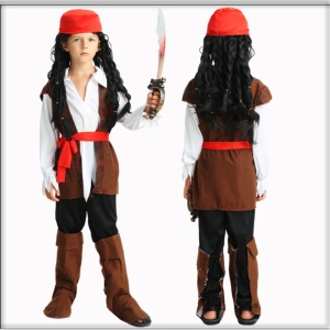 Vente directe des fabricants, costume de pirate pour adultes, costume de cosplay pour Halloween, pour hommes - Product Image 3