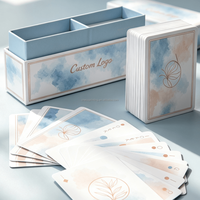 Jeu de cartes à jouer de luxe avec logo personnalisé, impression sur mesure, avec boîte double jeu, parfait pour les cadeaux