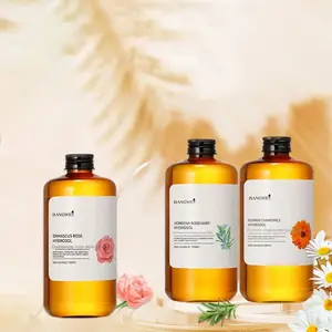 OEM BANGWEI naturale rosa organica camomilla rosmarino puro idrosol 500ML idratante riparazione della pelle Toner