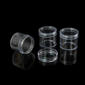 Botella redonda transparente de plástico de 30g para envasado de cosméticos, para polvo de uñas y purpurina. - Product Image 4