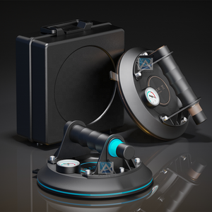 เครื่องวัดแรงดันสุญญากาศแบบมือถือขนาด 8 นิ้ว ระดับอุตสาหกรรม - เครื่องมือยกของหนัก รับน้ำหนักได้ 100 กิโลกรัม ได้รับการรับรองมาตรฐาน CE - Product Image 1