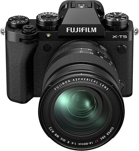FUJIFILM X-T5 Mirrorless Digital Camera XF16-80mm Lens Kit