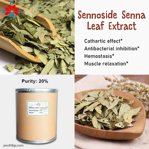 20%-60% 고농도 Sennosides 식품 등급 세나 잎 추출물 분말 초본 완하제 진공 포장 플라스틱 드럼 CAN - Product Image 4