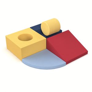 Jouets d'empilage éducatifs et sécurisés avec formes géométriques, blocs de jeu souples pour grimper et ramper en intérieur pour les tout-petits - Product Image 5