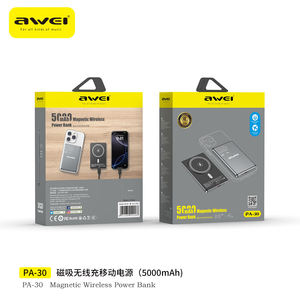 Batería Externa AWEI MiniMag Ultra Delgada de 5000 mAh con Carga Inalámbrica Compatible con Carga Rápida y Cable USB-C para Teléfono 17 - Product Image 6