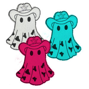 Patchs personnalisés en chenille brillants de Noël avec des paillettes, motif Père Noël, petite taille, en sergé - Product Image 5