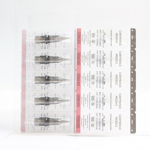 Lot de 10 cartouches de tatouage pour stylos et machines à tatouer, aiguilles jetables stérilisées sûres de 0,30 mm, grises - Product Image 4