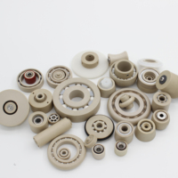 Roulements et galets de guidage en plastique PEEK avec billes en céramique pour équipements industriels de précision