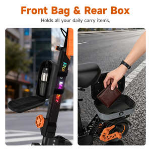 โรงงานรุยตู ขายส่งโดยตรง M4max สกู๊ตเตอร์ไฟฟ้าพับได้ทรงพลังราคาถูกจากจีน สำหรับผู้ใหญ่ รุ่น M4max - Product Image 4