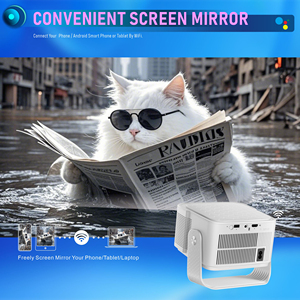 Proyector Inteligente LED Junuo HY350MAX 1080P, Certificado por Google TV, HDR10, 500 ANSI Lúmenes, BT 5.0, Conexión WiFi, Portátil - Product Image 2