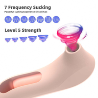 Tragbarer Saugvibrator für Frauen, Brustwarzen- und Klitorisstimulator, Taschenmassagegerät, Paar-Sexspielzeug für Erwachsene