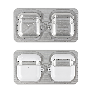 Funda para Auriculares de PC con Recubrimiento de Sublimación en Blanco al por Mayor de Fábrica Prosub, Impresión de Logotipo Personalizado para <span class=keywords><strong>Airpods</strong></span> 4, Funda de Sublimación - Product Image 5