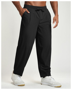 RUIQUWIN 2026 New Men's Breathable Lightweight High Wide Leg Sweatpants Quick Dry Moisture Wicking Jogging <b>Pants</b> Gym Fitness - Product Image 3