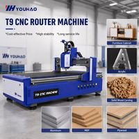 Mesin Router CNC 3 Axis Youhao 220V untuk Ukiran Kayu 1325 dengan Motor Stepper, Mesin Router CNC Kayu dengan Harga Terbaik