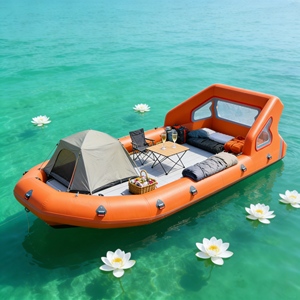 Bateaux gonflables directement de l'usine, bateau gonflable géant très résistant pour les excursions aquatiques commerciales et les aventures en groupe - Product Image 1